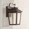 Minka Lavery Rustic Outdoor Wall Light Fixture Chelesa Bronze LED 12" Glass Shade for Post Exterior Barn House Porch Yard Patio - 2 of 2