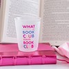 Jollity & Co. - Book Club "What Happens At Book Club" Flex Cups - Pack of 8 Plastic Cups - 2 of 2