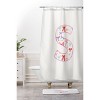 Deny Designs April Lane Art Fancy Bow Monogram Memory Foam Bath Mat - 4 of 4