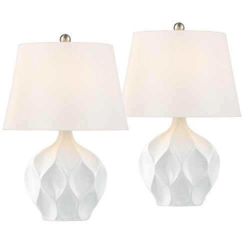 Small white deals bedside lamps