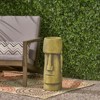 VisioGear 24" Tall Cast Stone Garedn Planter, Modern Design for Indoor and Outdoor Spaces, Antique Green, 8.75"*8.75"*24" - 4 of 4
