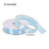 Unique Bargains Double Face Wide Satin Ribbon with Gold Edges for Wedding Bouquet - 2 of 4