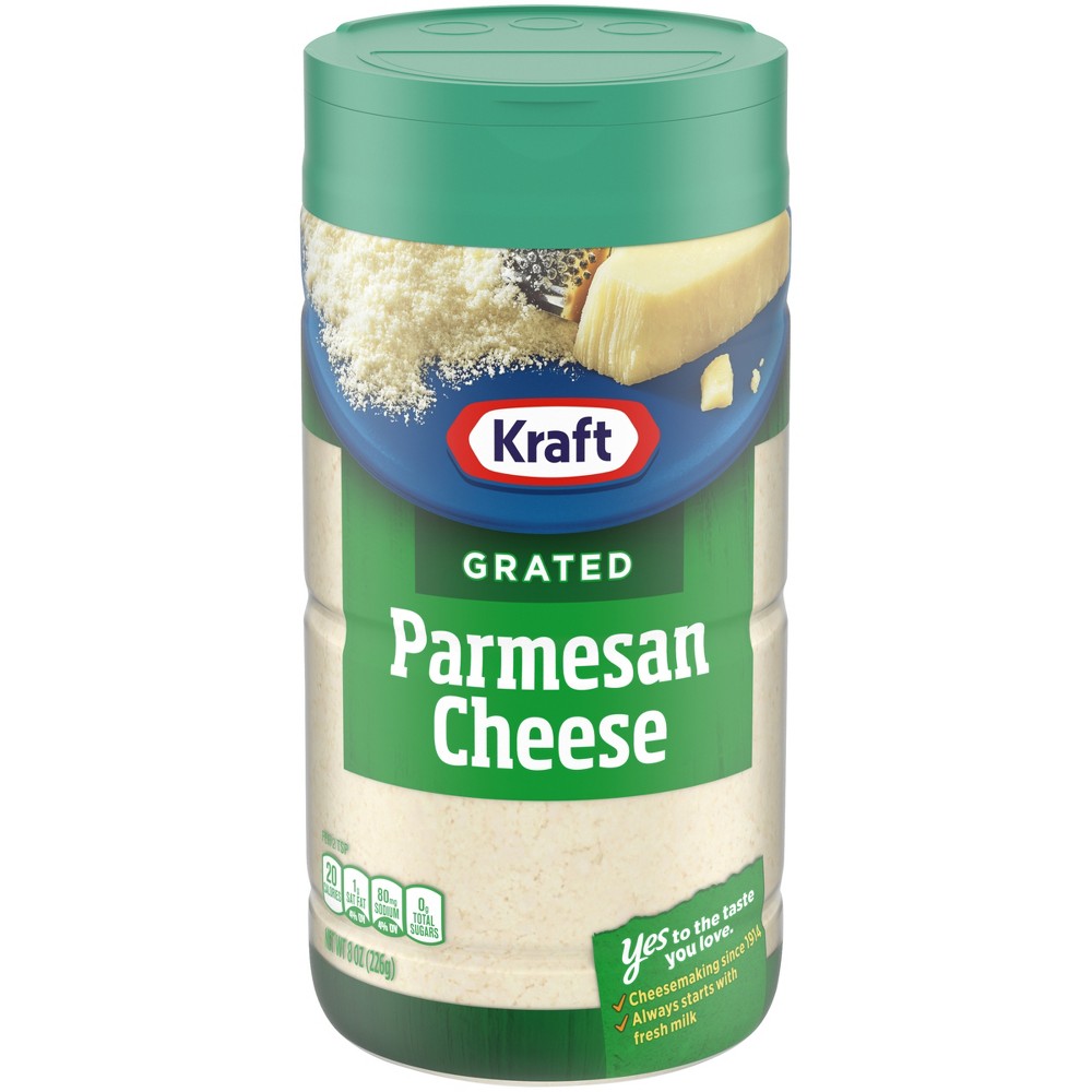 UPC 021000615315 product image for Kraft 100% Grated Parmesan Cheese 8oz | upcitemdb.com