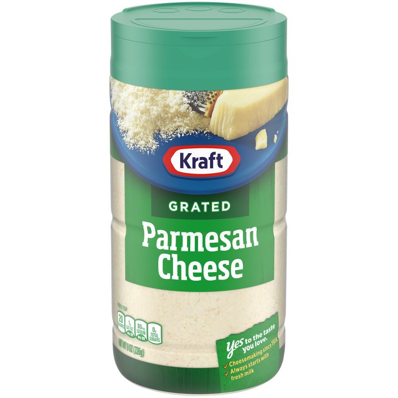 Kraft 100% Grated Parmesan Cheese 8oz, 1 of 10