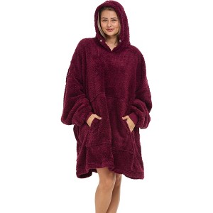 ADR Adult Wearable Blanket, Sweater Hoodie, Blanket with Sleeves for Men & Women Oversized Sweatshirt - 1 of 3