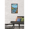 Trends International Lantern Press - Glacier National Park, Avalanche Lake Framed Wall Poster Prints - 2 of 4