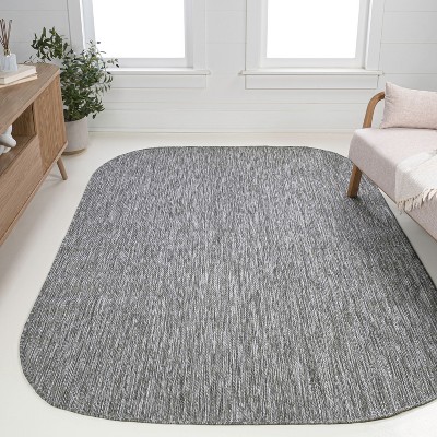 JONATHAN Y Miles Modern Minimalist Radius Corner Solid Indoor/Outdoor Area Rug