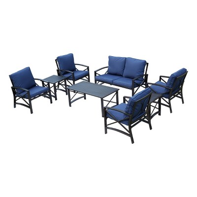 8pc Loveseat Patio Seating Set - Patio Festival
