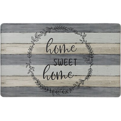 Farmhouse Living Buffalo Check Rustic Comfort Anti Fatigue Kitchen Mat -  18 X 30 - Grey/white - Elrene Home Fashions : Target