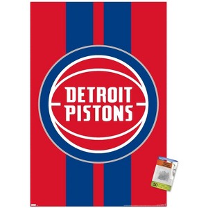 Trends International NBA Detroit Pistons - Logo 20 Unframed Wall Poster Prints - 1 of 4