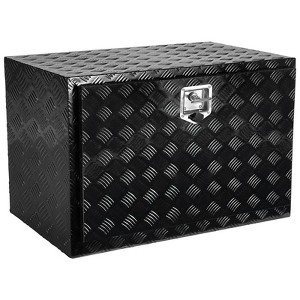 VEVOR Underbody Truck Box, 36" x 24" x 24" Pickup Storage Box, Heavy Duty Aluminum Diamond Plate Tool Box with Lock and Keys - 1 of 4