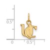 Black Bow Jewelry 14k Yellow Gold Cincinnati Bearcats NCAA Extra Small Pendant - 2 of 3