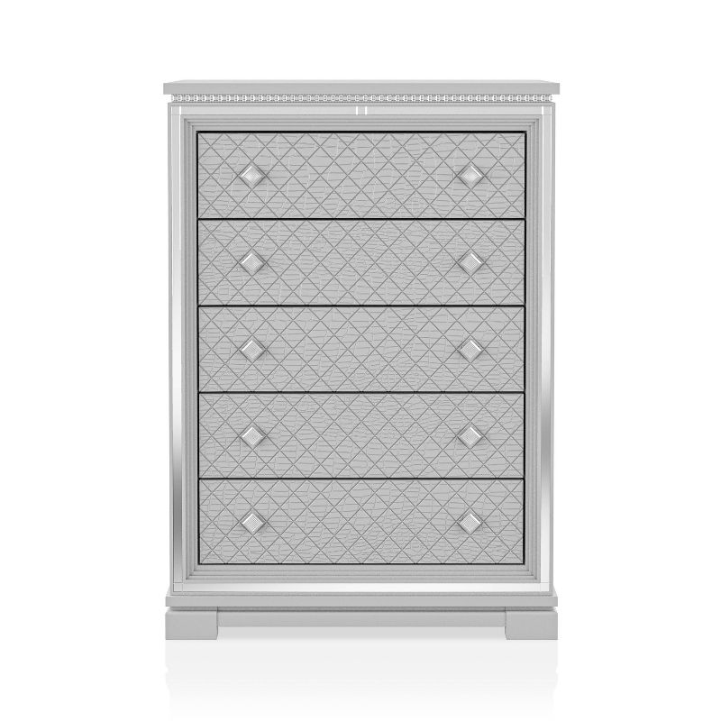 Tenaya 5 Drawer Chest Silver - HOMES: Inside + Out, 5 of 7
