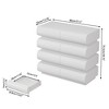 Okak Minimalist 6/8-Drawer Dresser,Modern Storage Organizer Dresser with Curved Design,Chest of Drawers for Bedroom,Living Room,Entryway - 3 of 4
