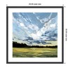 Kate and Laurel Framed Art Before The Storm by Emily Kenney, 25x25, Stylish Black Narrow - 2 of 4