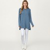 Anna-Kaci Women's Long Sleeve Oversized Pullover Top with High-Low Hem and Relaxed Fit - 4 of 4