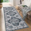 Machine Washable Area Rugs for Living Room Non Slip Non Shedding  Vintage Indoor Carpet - 4 of 4