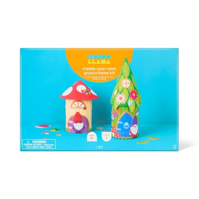 2ct Summer Craft Stick Gnome House Kit - Mondo Llama™