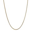 Black Bow Jewelry 1.5mm 14k Yellow Gold Solid Franco Chain Necklace - 3 of 4