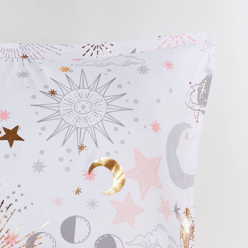 Isabel Starry Sky Metallic Print Kids' Comforter Set - Mi Zone, 6 of 10