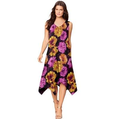 Roaman's Sleeveless Swing Dress