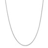 Black Bow Jewelry 1.55mm 14k White Gold Solid Rolo Pendant Chain - 3 of 4
