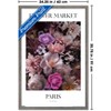 Trends International Reinders: Flowers - Parc Monceau Paris Framed Wall Poster Prints - 3 of 4