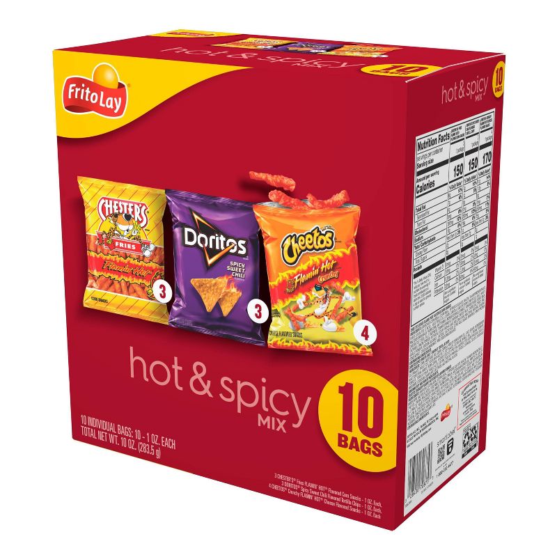 Frito Lay Snacks Hot &#38; Spicy Mix Variety - 10ct/10oz, 3 of 5
