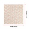 Allegra K Women's Chiffon Floral Print Square Scarves Kerchief Neck Scarf Neckerchief - 3 of 4