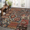 Foldable Geometric Bohemia Area Rug, Chenille Polyester, Washable, Non-Slip, Kid & Pet Friendly for Hallway & Kitchen - 2 of 4