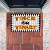 Stupell Industries Trick Or Treat over Gingham Printed Outdoor Door Floor Mat, design by Marcus Prime - 3 of 4