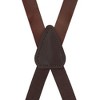 CTM Coated Leather Clip-End 3/4 Inch Suspenders - 4 of 4