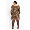 Women's Plus Size Tilly Dress - mocha | CITY CHIC - 2 of 4