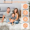 COZONY Washable Area Rugs Low Pile Ultra Soft Bedroom Mat Modern Abstract Floor Cover Carpet for Dining Room Playroom Home Office Nursery - 2 of 4
