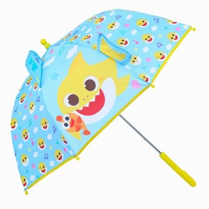 Nickelodeon Baby Shark 3D Stick Umbrella for Kids - Blue/Yellow - 1 of 3
