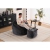 Gulches Foam Bean Bag Chair for Adults/Teens Pre-Filled Lazy Sofa with Ultra Soft Chenille Cover, Indoor and Outdoor Use - 4 of 4