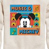 Boys' - Disney - Music And Mickey Graphic Long Sleeve Fleece Sweatshirt - 2 of 4