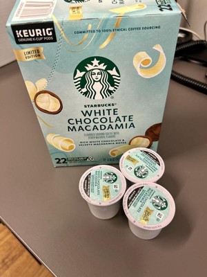 Starbucks White Chocolate Macadamia Nut Light Roast Keurig K-Cup