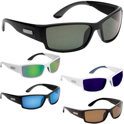 Flying Fisherman Razor Sunglasses, Matte White Frame with Amber-Green  Mirror Lenses, Large at Tractor Supply Co.