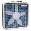 Lasko Air Flex Steel Portable Home Office 3 Speed Air Purifier Machine Box Room Fan with Manual Ergonomic Control Knob and 6 Foot Cord, White (2 Pack) - 2 of 4