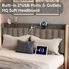 Nasitip Floating Bed Frame with LED Lights, Upholstered Platform Full Bed Frame, No Box Spring Needed - 4 of 4