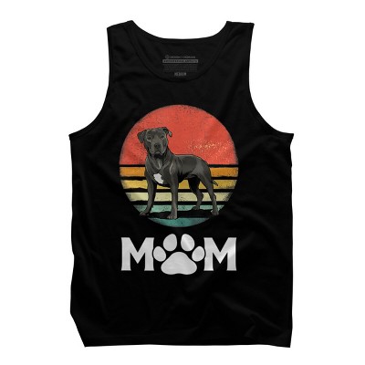Men's Design By Humans Mother's Day Pittie Mom Pitbull Dog Lovers By JorgeLopez Tank Top