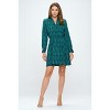 WEST K Women's Kate Long Sleeve Shirt Dress Mini - 3 of 4