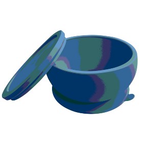 Octopod® Silicone Baby Suction Bowl - Lid - 1 of 4