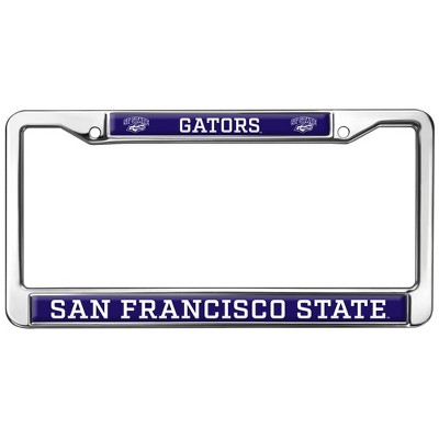 San Francisco State Gators Full Size Standard License Plate Metal Frame