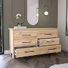 NicBex 6 Drawer Double Dresser for Bedroom,Modern Style Drawers with Black Pulls,Dressers for Kids Room,Living Room,Entry and Hallway - 2 of 4