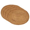 Saro Lifestyle Saro Lifestyle Woven Design Rattan Placemats (Set of 4) - 3 of 4