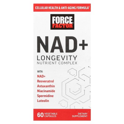 Force Factor NAD+ Longevity Nutrient Complex, 60 Vegetable Capsules