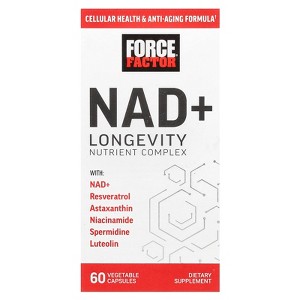 Force Factor NAD+ Longevity Nutrient Complex, 60 Vegetable Capsules - 1 of 4