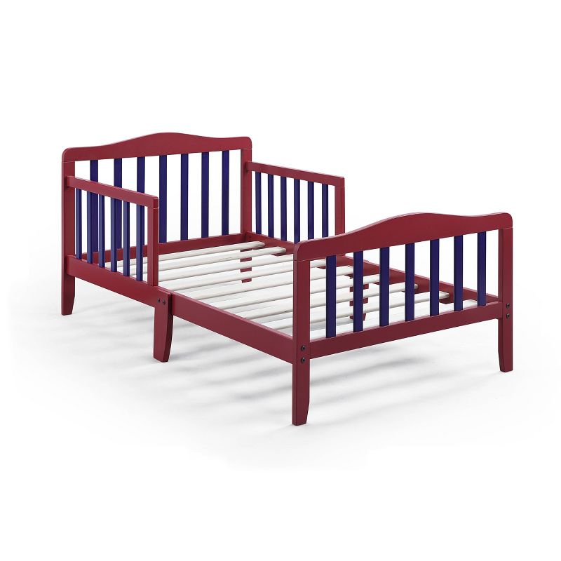 Olive &#38; Opie Twain Toddler Bed - Red/Blue, 2 of 7